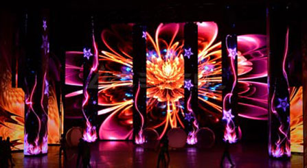 Indoor Rental LED Screen in Arts Hall