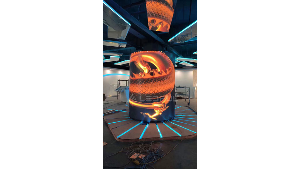 Creative Column/ Cylinder Flexible LED Display